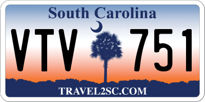 SC license plate VTV751