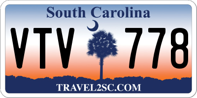 SC license plate VTV778