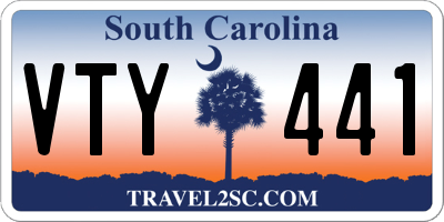 SC license plate VTY441