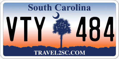SC license plate VTY484