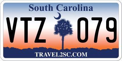 SC license plate VTZ079