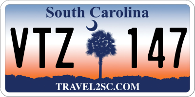 SC license plate VTZ147