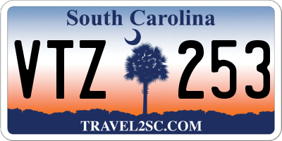 SC license plate VTZ253
