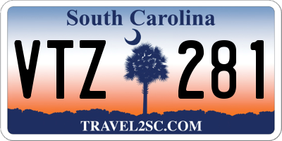 SC license plate VTZ281