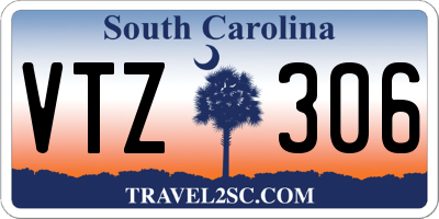 SC license plate VTZ306