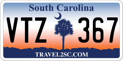 SC license plate VTZ367