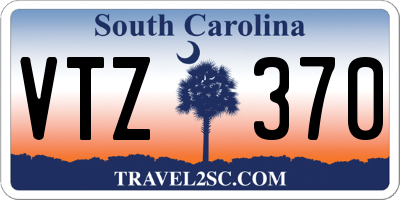 SC license plate VTZ370