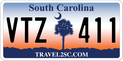 SC license plate VTZ411