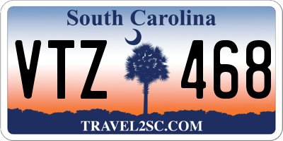 SC license plate VTZ468