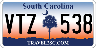 SC license plate VTZ538