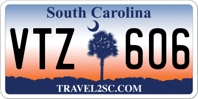 SC license plate VTZ606