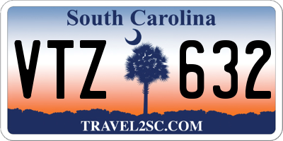 SC license plate VTZ632