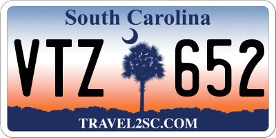 SC license plate VTZ652