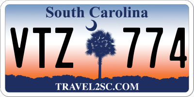 SC license plate VTZ774