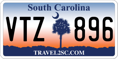 SC license plate VTZ896