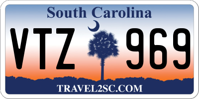SC license plate VTZ969