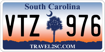 SC license plate VTZ976