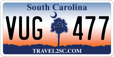 SC license plate VUG477