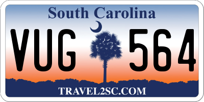 SC license plate VUG564