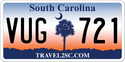 SC license plate VUG721