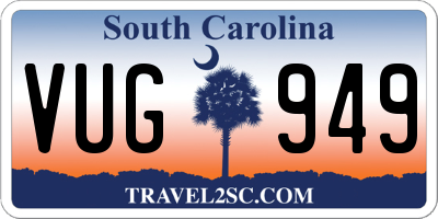 SC license plate VUG949