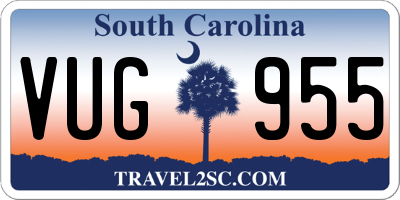 SC license plate VUG955