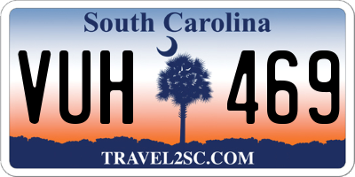 SC license plate VUH469