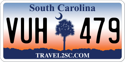 SC license plate VUH479