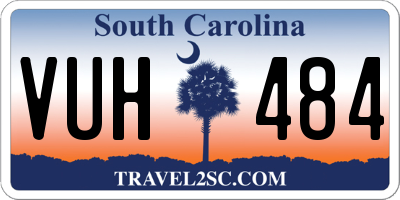 SC license plate VUH484