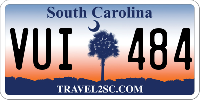 SC license plate VUI484