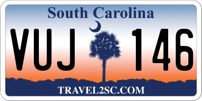 SC license plate VUJ146