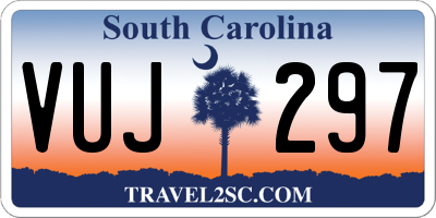 SC license plate VUJ297