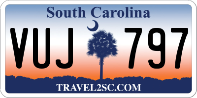 SC license plate VUJ797