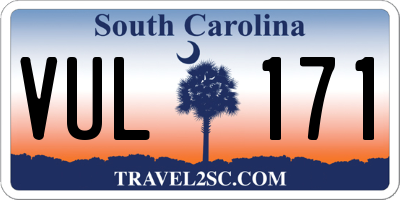 SC license plate VUL171