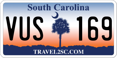 SC license plate VUS169