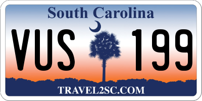 SC license plate VUS199