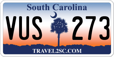 SC license plate VUS273