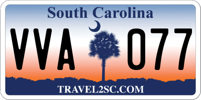 SC license plate VVA077