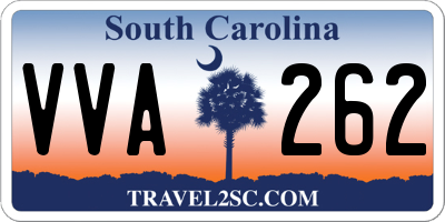 SC license plate VVA262
