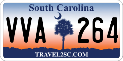 SC license plate VVA264