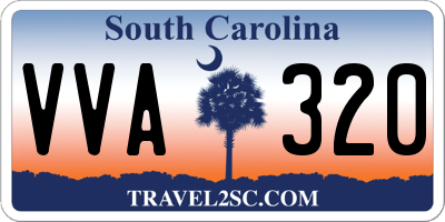 SC license plate VVA320