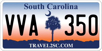 SC license plate VVA350