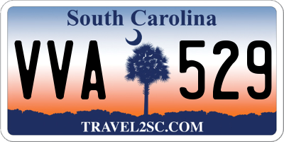 SC license plate VVA529