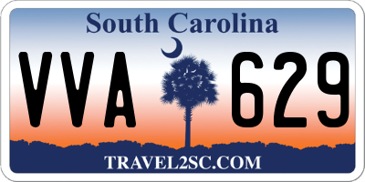 SC license plate VVA629