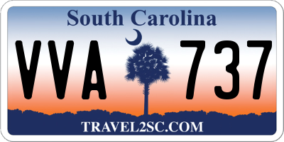 SC license plate VVA737