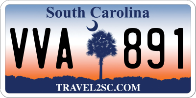 SC license plate VVA891