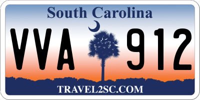 SC license plate VVA912