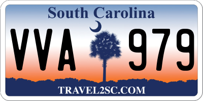 SC license plate VVA979