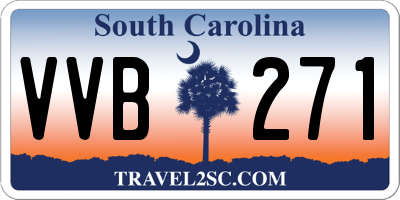 SC license plate VVB271