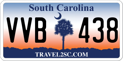 SC license plate VVB438